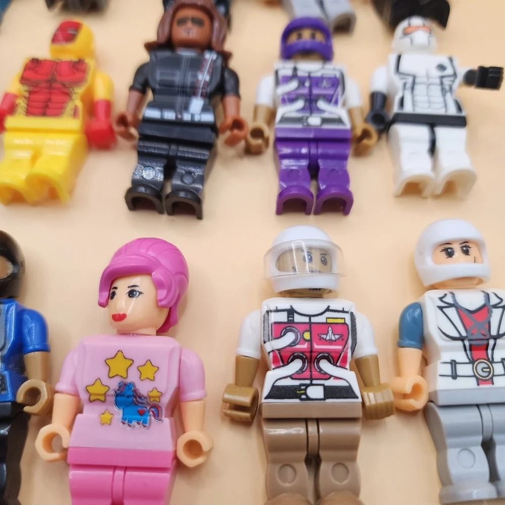 40 pc Block Tech Minifigure Lot Building Block Minifigs - Picture 3 of 6